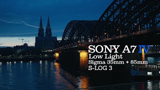 SONY A7 IV Low Light | SLOG3 | Sigma 35mm | Sigma 85mm | Köln / Cologne