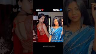 comment ur favourite💙❤💫 amala💙 afrin❤🙈 #amalashaji #trandingsong #viralvideo #lovestatus #afrin#love