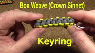 The Box Weave (Crown Sinnet) Keychain