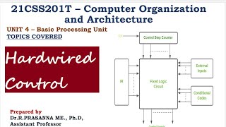 Hard wired Control Processor - Unit 4 COA