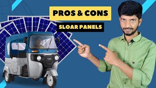 Solar Panel Electric Auto Rickshaw Pros & Cons🤯 must Watch and save your Money | Bajaj RE with Solar