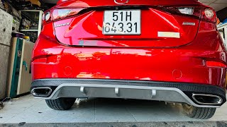 Líp pô cho xe mazda3 2019 mẫu mới kiễu mercedes