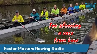 Toe steering a race from bow