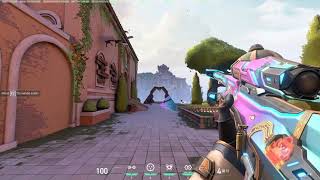 Valorant Reloads Operator GlitchPop Pink VFX Animations