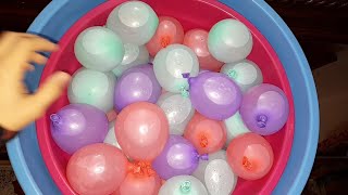 Fun Water Balloons Pop part 8!!! balloon pops #satisfying #asmr  #balloon