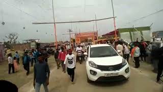 Helicopter ke dwara Deo m pusp varsha kiya Gaya #deo #sury mandir #yug #biharnews