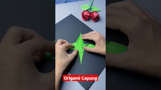 Cara Membuat Origami Capung