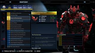 Injustice 2  Atrocitus Epic sets and abilities Showcase