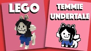 Undertale  - Temmie - LEGO Stop Motion Build (How to Build)