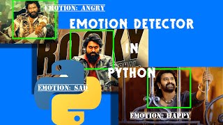 Emotion detector in Python || DeepFace