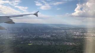 Landing Frankfurt Airport OnBoard Airbus A380-800