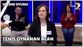 Tenis oynanan alan | Kelime Oyunu