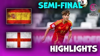 España Inglaterra sub 19 feminino | euro u19 football women championship | Highlights 24-07-2024