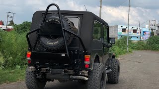 Mahindra Thar back off road bumper bull bar bumper