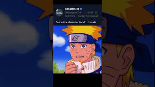 Best anime character Naruto Uzumaki