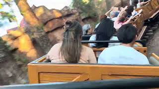 Big thunder mountain railroad on ride POV in 4k 60FPS Disneyland Resort