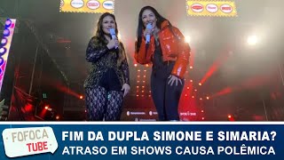 Crise na dupla? Simone sobe ao palco sem Simaria pela segunda noite seguida