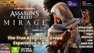 Assassin's Creed Mirage  | Ryzen 5 5600X | GTX 1660 | 16GB Ram | PC Gameplay & Benchmark