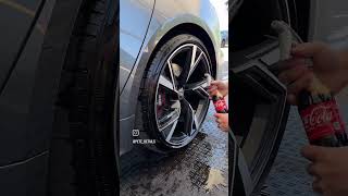 @Coca-Cola used to clean wheels is crazy 😧 #video #cocacola #viral #trending #viral #car #share