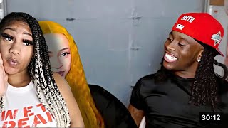 Ice Spice Comes On Kai Cenats Stream ! I Think she feeling him 👀| REACTION