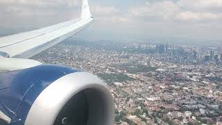 Landing Aeromexico Boeing 737 MAX 8 Ciudad de México International Airport