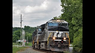 Crawling! Very Slow 153 Shoves through Duluth on a Hot Summer's Day