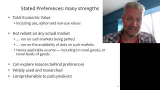 Principles of stated preference methods for environmental valuation