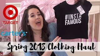 SPRING 2018 BABY GIRL CLOTHING HAUL