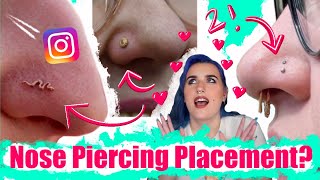 Praising Unique Nostril Piercings | Positive Piercing IG Reaction Pt.6 |