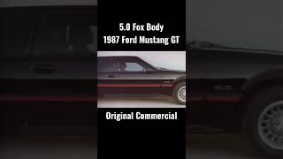 1987 Ford Mustang GT Original Commercial