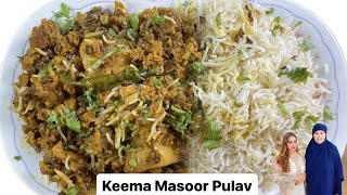 Delicious Keema Masoor Pulav #saasbahuaurpakwaan #food #cooking