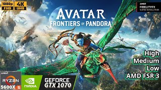 Avatar: Frontiers of Pandora | Ryzen 5 5600X | GTX 1070 | 16GB Ram | Pc Gameplay & Benchmark