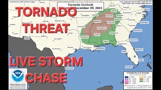 🔴LIVE - Tornado Threat - Tennessee, Kentucky, Alabama - Live Storm Chaser