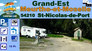 54 aire CC "St Nicolas-de-Port" Hello!camping-car