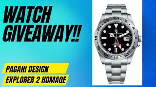 Seiko 5 Winner & Pagani Design Explorer 2  Homage Giveaway