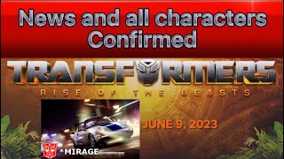 Transformers Rise of the Beasts News and all characters confirmed