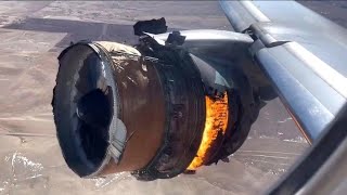 emergency landing Airlines lost engine#shorts #viralvideo 🔥