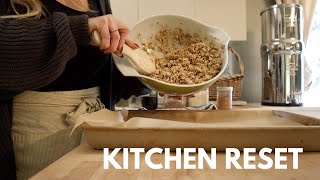 Weekly Reset & Homemade Kitchen Restock | From Scratch Meal Prep