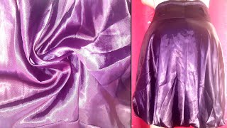 SATIN FLARED SKIRT - My TWERK Progress #10