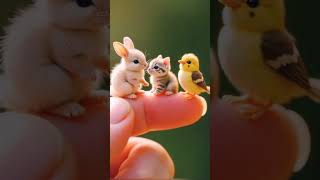 Cute animals in finger 😍😍