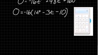 Solving a Quadratic Word Problem