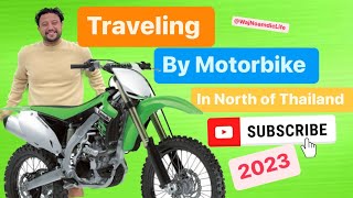 Motorbike drive to Ban Rak a lake that located near the Myanmar and Thailand border/ Thailand trave