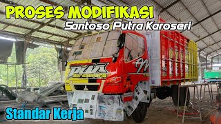 Proses Modifikasi Santoso Putra Karoseri Minimalis Standar Kerja‼️#santosoputrakaroseri