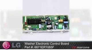 LG Washer Electronic Control Board Part #:6871ER1085F