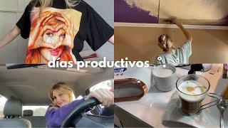 días productivos 💌 uñas, haul, remodelando habitación, grwm, skincare