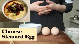 Chinese Steam Egg - Easy in Few Minutes | 肉末蒸蛋 | Immersive Cooking