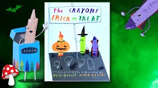 🎃 The Crayons Trick or Treat🖍️(kids books read aloud) Halloween Book