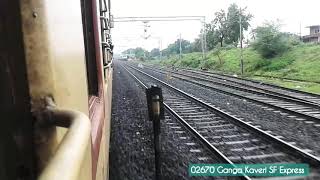 02670 Chappra-Chennai Central Ganga Kaveri Sf Express overtakes 02787Secunderabad-Danapur Clone Spl