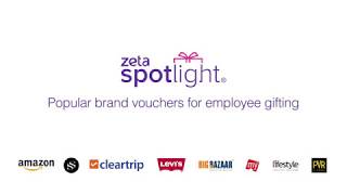 Multiple preferred gift vouchers for employees on Zeta Spotlight®