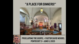 "A Place for Sinners!"